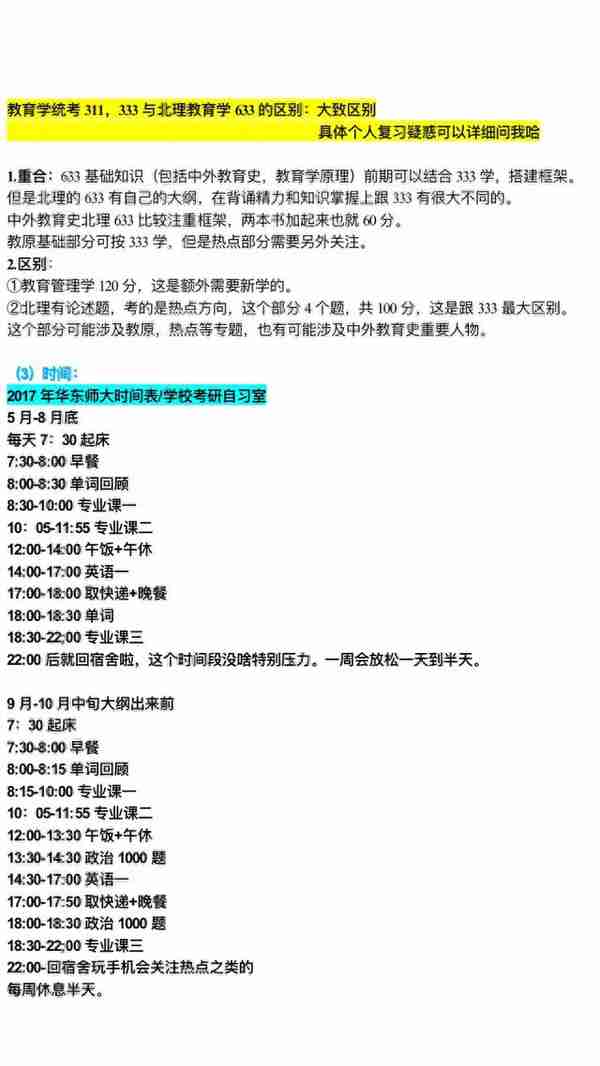 2020年考研北京理工大学教育学633经验分享