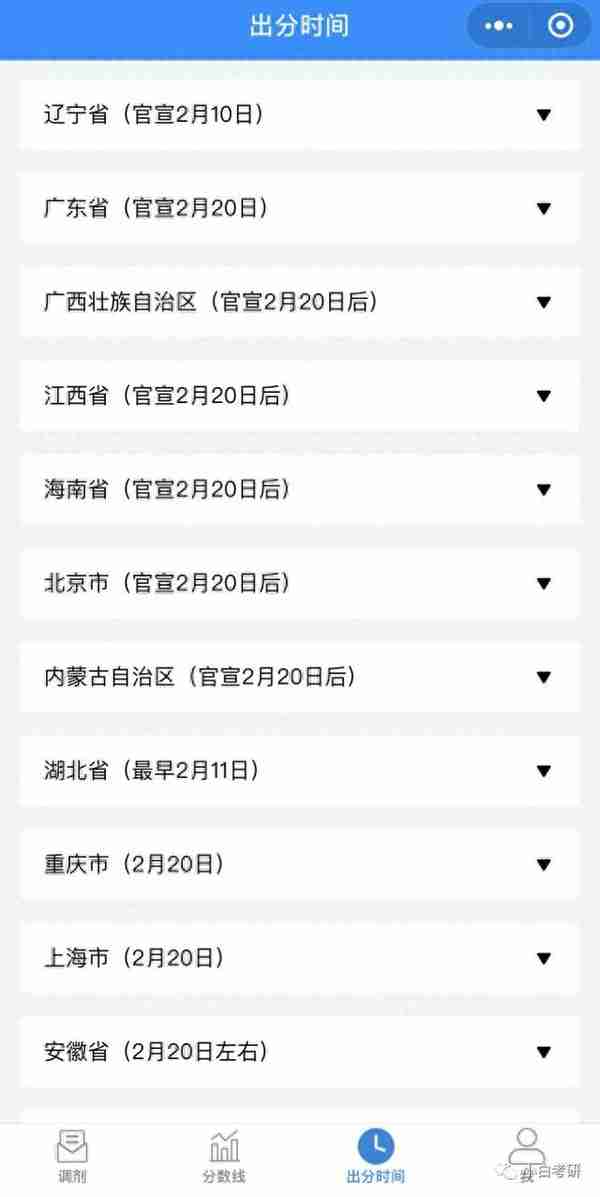 最新出分时间汇总！辽宁省10号出分，硬核不延迟