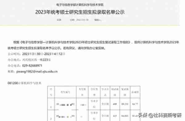 大批公布！23考研复试成绩&拟录取名单！