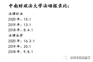 中南财的法律（法学）大小年明显，劝你慎重