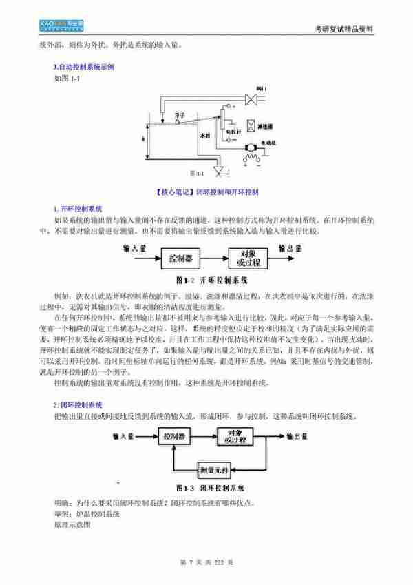 2022火箭军工程大学控制科学与工程自动控制原理考研复试精品资料