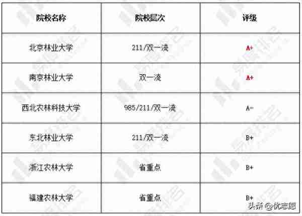 国内哪些大学的林学值得报考?这些院校推荐给你！