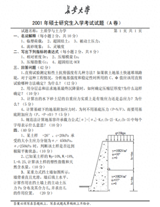 院校考情 | 长安大学公路学院土木水利专业801考研信息最全汇总