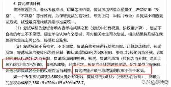 初试不是终点，这些院校已经公布了复试信息，复试占比60%？