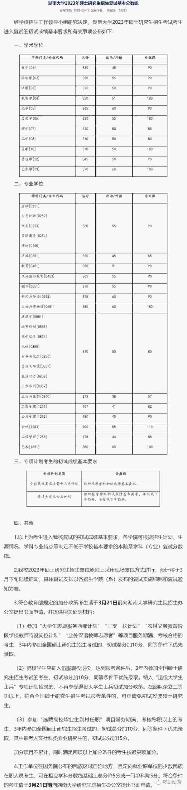 赶紧来看！多所院校公布23考研复试线！