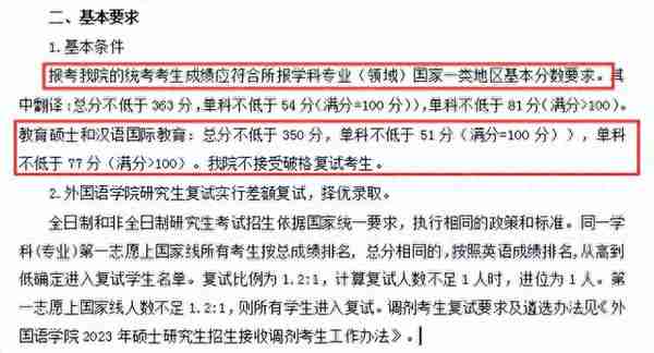 酸了！这18所学科英语考研院校，过国家线即可进入复试！